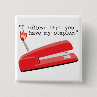 Mein roter Hefter Button