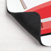 Mein roter Hefter Mousepad (Ecke)