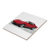 Mein Rotes Korvette von 1979 Fliese (Seite)