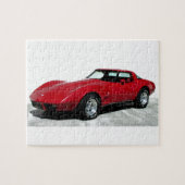 Mein Rotes Korvette von 1979 Puzzle (Horizontal)