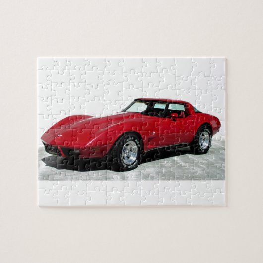 Mein Rotes Korvette von 1979 Puzzle (Horizontal)