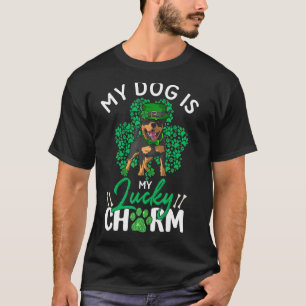 Mein Rottweiler ist mein glücklicher Charm Hund Lo T-Shirt