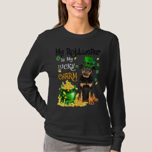 Mein Rottweiler ist mein Glücksbringer Niedlicher T-Shirt