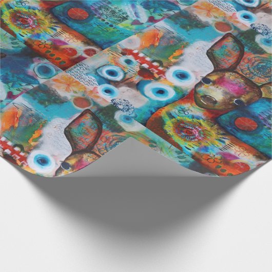 Mein Rotwild-Packpapier (Matt) Geschenkpapier (Ecke)