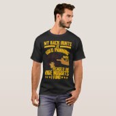 Mein Rücken schadet Gold und schneidet riesige Nug T-Shirt (Vorne ganz)