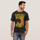 Mein Rücken schadet Gold und schneidet riesige Nug T-Shirt (Vorne ganz)