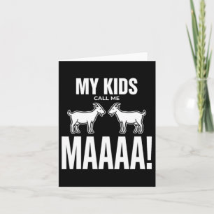 Mein Ruf Mich Maaaa Ziege Mama Muttertag Karte