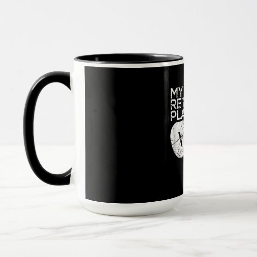 Mein Ruhestandsplan Gitarre Funny Musicians Tasse (Links)