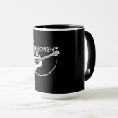 Mein Ruhestandsplan Gitarre Funny Musicians Tasse (VorderseiteRechts)