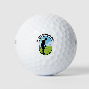 Mein Ruhestandsplan - Golf Golfspielen - Planung Golfball