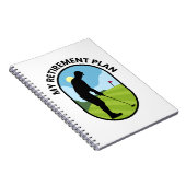 Mein Ruhestandsplan - Golf Golfspielen - Planung Notizblock (Rechte Seite)