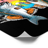 Mein Ruhestandsplan ist der Spaß beim Fischfang Poster (Ecke)