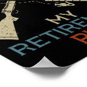 Mein Ruhestandsplan Jagd auf Jäger Grandfat Poster (Ecke)