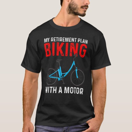 Mein Ruhestandsplan mit dem Motorrad T-Shirt (Vorderseite)