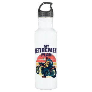 Mein Ruhestandsplan Motorrad Edelstahlflasche