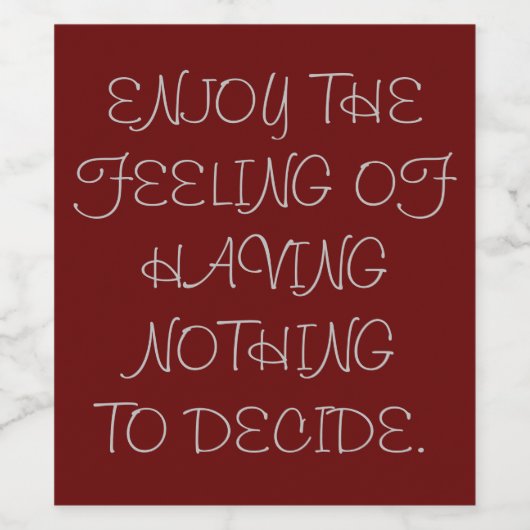 Mein Ruhestandsweinlabel Weinetikett (Einzelnes Label)