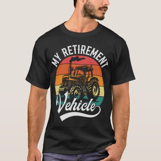 Mein Ruhestättenfahrzeug Zugmaschine Sonniger Baue T-Shirt (Vorderseite)