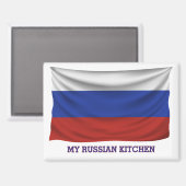 Mein Russisches Küchenmagnet Magnet (Vorderseite/Rückseite)