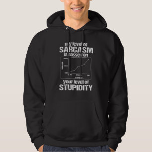 Mein Sarcasmuslevel basiert auf Ihrem Stupf Hoodie