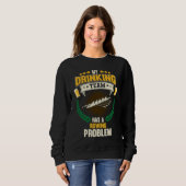 Mein Saufteam hat ein Ruderproblem Crew Sweatshirt (Vorne ganz)