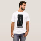 Mein Saxophon ist das "Calling Go Funny Music Gift T-Shirt (Vorne ganz)