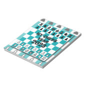 Mein Schachjahr Notizblock (Rotiert)