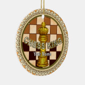 Mein Schachkönig Keramik Ornament (Rechts)