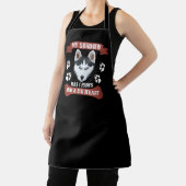 Mein Schatten hat 4 Paws, Husky Schürze (InSitu)