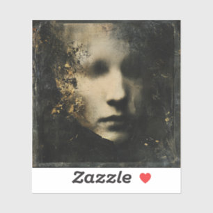 Mein Schattenfreund — Gothic Fine Art Aufkleber