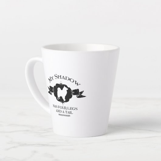 Mein Schattenhund Milchtasse (Linke Ecke)