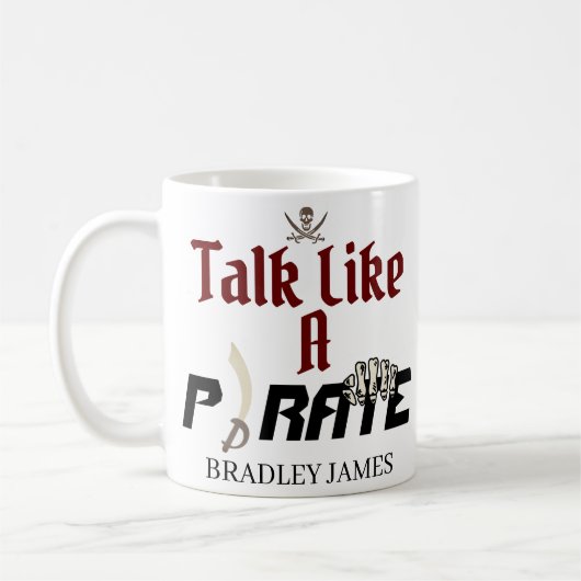 Mein Schatz | International Talk Like a Pirate Day Kaffeetasse (Links)