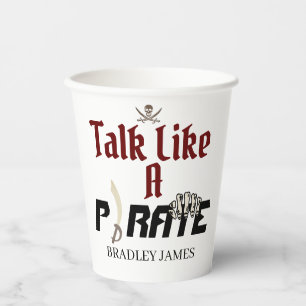 Mein Schatz International Talk Like a Pirate Day Pappbecher