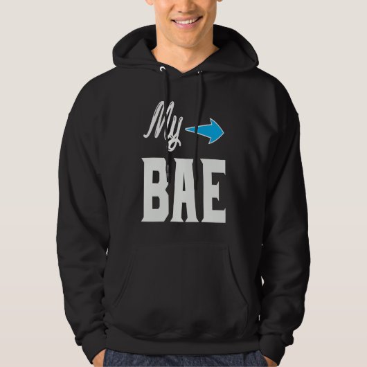 Mein Schatz Valentinstag Hoodie (Vorderseite)