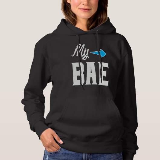 Mein Schatz Valentinstag Hoodie (Vorderseite)