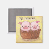 Mein Schatzmagnet Magnet (Vorderseite/Rückseite)