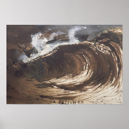 Mein Schicksal, 1857 Poster (Vorne)