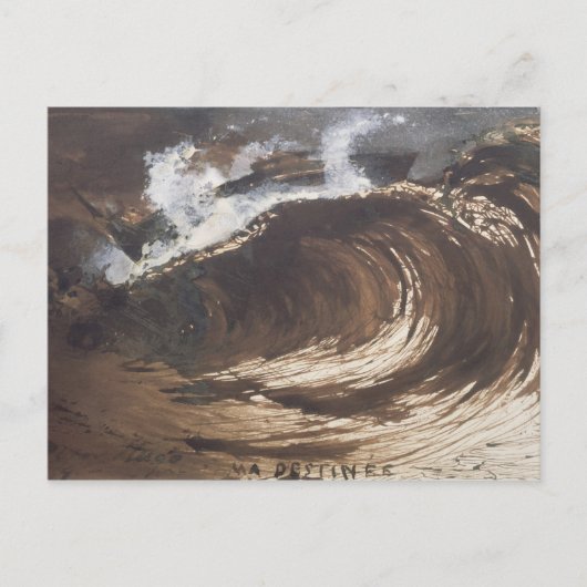 Mein Schicksal, 1857 Postkarte (Vorderseite)