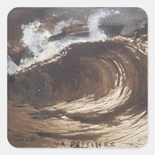 Mein Schicksal, 1857 Quadratischer Aufkleber