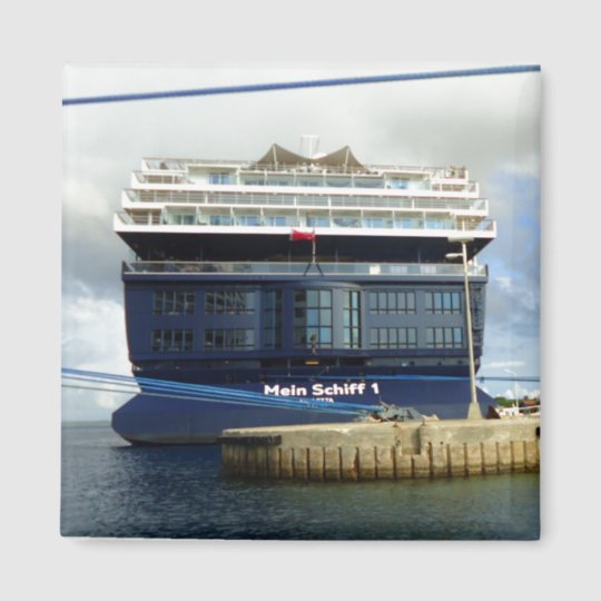 Mein Schiff 1 Heck Magnet Zazzlede