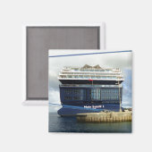 Mein Schiff 1 Stern Magnet (Vorderseite/Rückseite)