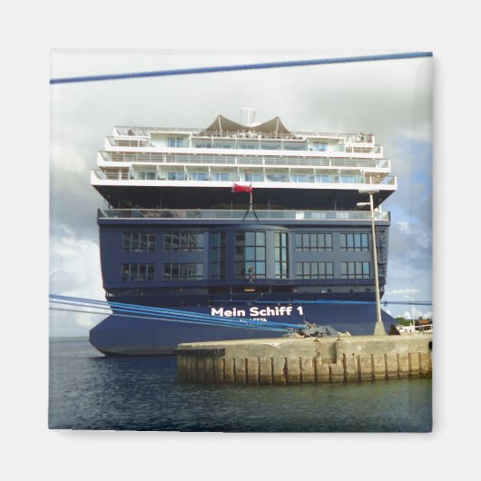 Mein Schiff 1 Stern Magnet (Vorne)
