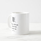 Mein Schildbibelverse Kaffeetasse (Vorderseite Links)