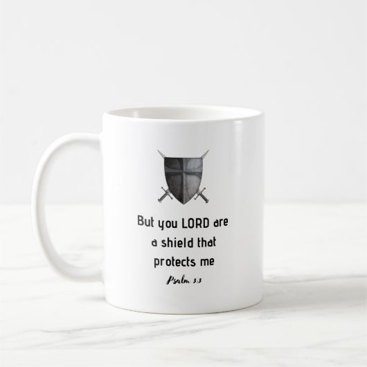 Mein Schildbibelverse Kaffeetasse (Links)