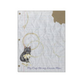 Mein Schipperke Ate Mein Lektionsplan Notizblock (Rotiert)