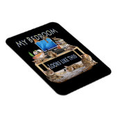 Mein Schlafzimmer sieht so aus Magnet (Rechte Seite)