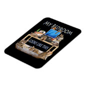 Mein Schlafzimmer sieht so aus Magnet (Linke Seite)