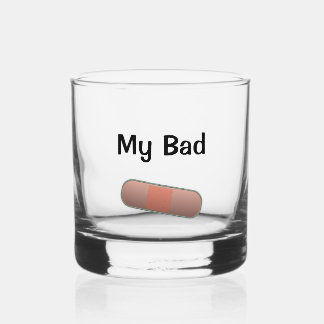 Mein schlechtes anpassbares BandAid Whiskyglas