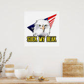 Mein Schnabel sind zum Kotzen Poster (Küche)