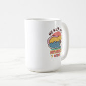 MEIN SCHNITT ZURÜCK MEIN ANXIETY-ANGRIFF KAFFEETASSE (VorderseiteRechts)