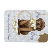 Mein Schokolade-Labrador hat meinen Lektionsplan a Magnet (Horizontal)